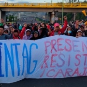 Protesta por la megaminería en Intag