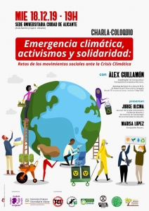 Alicante: Emergencia climática, activismos y solidaridad @ Sede Universitaria Ciudad de Alicante