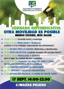Valladolid. Jornada reivindicativa “Otra movilidad es posible”